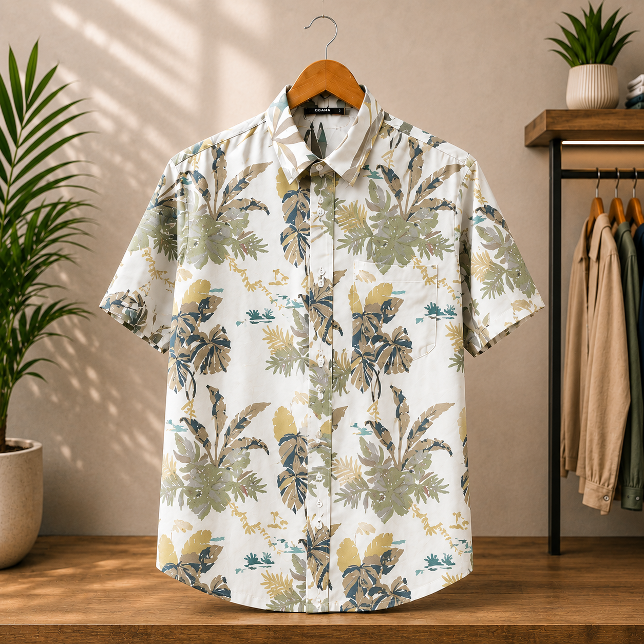 🪸Seaside Flora olive green -17